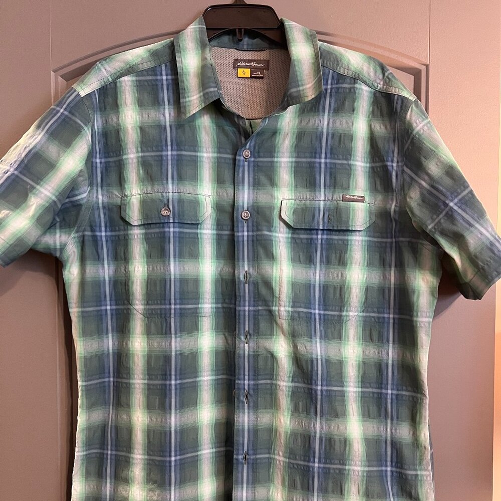Eddie Bauer Size L Tall Button Down